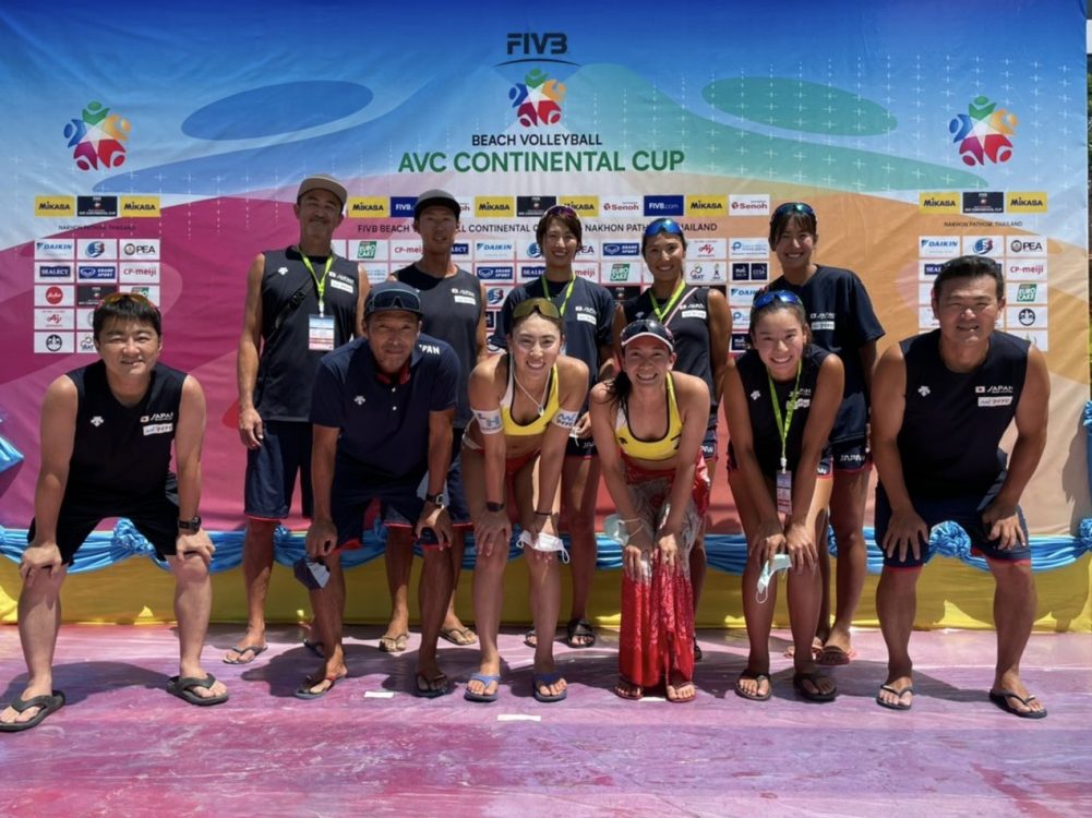 女子日本代表チームは準優勝　AVCビーチバレーボール コンチネンタルカップ アジア大陸予選 ファイナル（第3フェーズ）決勝・中国戦結果