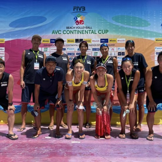 女子日本代表チームは準優勝　AVCビーチバレーボール コンチネンタルカップ アジア大陸予選 ファイナル（第3フェーズ）決勝・中国戦結果