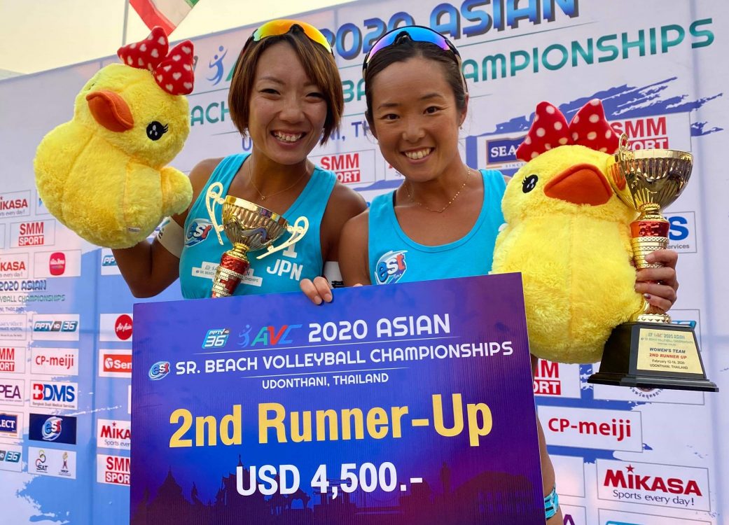 石井/村上組、銅メダル獲得。「アジア選手権2020」